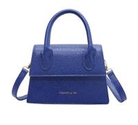 TEMOOUES Borse a tracolla alla moda della borsa della borsa della borsa dell'unità di elaborazione per il lavoro di acquisto e le date, Blu, One Size