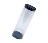 TEMOOUES Box Golf Barrels Tubo trasparente con tappi Golf Custodia trasparente per l'organizzazione della palla e uso multiuso Rilascio rapido della palla