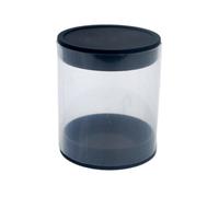 TEMOOUES Box Golf Barrels Tubo trasparente con tappi Golf Custodia trasparente per l'organizzazione della palla e uso multiuso Rilascio rapido della palla