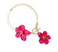 TEMOOUES Cavigliera alla moda con 6 opzioni di colore in lega robusta regolabile 27 cm gioielli da festa sei colori cavigliera ciondolo moda per le donne, Misura unica, come descritto