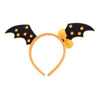 TEMOOUES Cerchietto per capelli a forma di ala gotica, teschio, zucca, strega, servizio fotografico, per Halloween, cosplay, feste, fasce per bambini, fasce per capelli per bambini