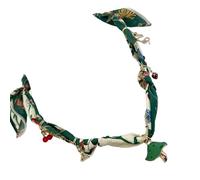 TEMOOUES Collana alla moda con ciondolo a forma di cuore e fungo combinata con sciarpa a nastro catena gioielli per le donne accessorio unico velluto collana corda, Misura unica, come descritto, come