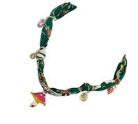 TEMOOUES Collana alla moda con ciondolo a forma di cuore e fungo combinata con sciarpa a nastro catena gioielli per le donne accessorio unico velluto collana corda, Misura unica, come descritto, come