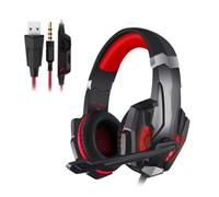TEMOOUES Cuffie da gioco G9000 Auricolare Con Paraorecchie Memoria Cancellazione Del Rumore Microfono Over Ear Cuffia Regolabile Fascia Gaming Headset