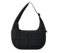TEMOOUES Elegante borsa a tracolla in nylon con design a sbuffo, grande capacità, con cinghia ergonomica per uso quotidiano, Nero , One Size