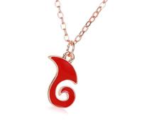 TEMOOUES Elegante collana regolabile con ciondolo Nezha, portatile, per coppie che cercano di esprimere la loro connessione, gioielli alla moda, Red, come descritto, come descritto