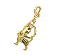 TEMOOUES Elegante portachiavi a forma di ornamento da appendere in lega, adatto per individui alla moda e per uso quotidiano portachiavi accessorio per feste, Oro, Taglia unica