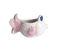 TEMOOUES Fumetto fatto a mano Ceramica Carne Pianta Contenitore Fioriera Regalo Fiore Contenitore Per Interno Giardino Scrivania Decorazione Ceramica Forn