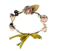 TEMOOUES Ghirlande Floreali Corone Ghirlanda di Capelli Colore Luminoso Fiore Fasce Donne Sposa Fiore Corone per Stallo Mercato