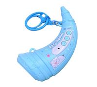 TEMOOUES Giocattolo musicale corno per bambini dotato di effetti vocali variabili Voice Changer Caratteristica Durabilità ABS Costruire animale giocattolo registratore a tema per i bambini