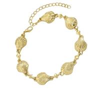 TEMOOUES Gioiello unico in lega leggera con guscio strutturato per vacanze al mare e occasioni speciali, accessorio per vacanze al mare