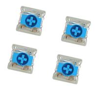 TEMOOUES Interruttori a basso profilo 4 pz Rumore di funzionamento ridotto 50 milioni di battute Valutazione per tastiere meccaniche GK61 GK87 Tastiere Meccaniche a basso profilo Interruttori