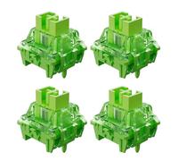 TEMOOUES Interruttori precisi modello drago verde per dattilografi professionisti e giocatori tastiere da gioco con interruttori di funzionamento silenziosi per il gioco / design