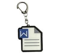 TEMOOUES Portachiavi in acrilico unico elegante per chiavi dell'auto, accessori per pendolari e occasioni speciali, portachiavi alla moda per studenti, Parola, Taglia unica
