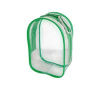 TEMOOUES Sacchetto portatile di immagazzinaggio della peluche del cotone della cassa della bambola da collezione del PVC con il gancio sigillato della chiusura lampo che protegge il disegno montabile