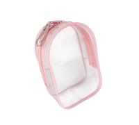 TEMOOUES Sacchetto portatile di immagazzinaggio della peluche del cotone della cassa della bambola da collezione del PVC con il gancio sigillato della chiusura lampo che protegge il disegno montabile