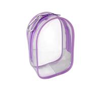 TEMOOUES Sacchetto portatile di immagazzinaggio della peluche del cotone della cassa della bambola da collezione del PVC con il gancio sigillato della chiusura lampo che protegge il disegno montabile