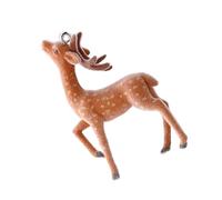 TEMOOUES Unico Resina Cervo Collana Fascino Natale Alce Orecchino Pendente Per Gli Amanti Degli Animali Eleganti Gioielli Che Fanno Accessori Maculato Deer Jewelry, Misura unica, come descritto, come