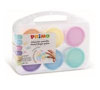 Tempera a dita Primo 100 g - valigetta 6 polipropilene - 2212TD6PAST