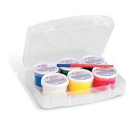 Tempera a dita Primo 100 g - valigetta 6 polipropilene - 221TD100SP