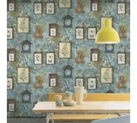 Tempera Montature Calcestruzzo Variegato Effetto Pietra - Blu EP2101 - Grandeco