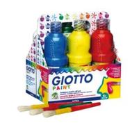 Tempera pronta Giotto Extra Quality in flacone 500 ml - conf. da 6 colori assort