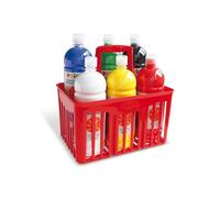 Cesta 6 Tempera Pronta 1Lt Colori Assortiti Primo