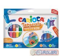 TEMPERA SOLIDA 24 COLORI TEMPERELLO CARIOCA