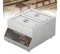 Temperacioccolato digitale da 500 W, macchina per sciogliere il cioccolato, controllo della temperatura regolabile da 0 a 85℃, ideale per riscaldare e mantenere caldo il cioccolato Twin-Cylinder
