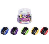 Temperamatite a foro singolo 3,3 × 2 × 4 cm, mix di colori