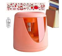 Temperamatite automatico regolabile a basso rumore sicuro resistente | Temperamatite grande vassoio per schegge per scuola, classe, ufficio, scrivania, casa, biblioteca, dormitorio
