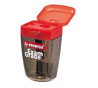 Temperamatite con Contenitore Exam Grade Stabilo - 1 Foro - 451848E (Rosso Conf.