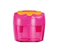 Temperamatite doppio a forma di fiore, colore: rosa