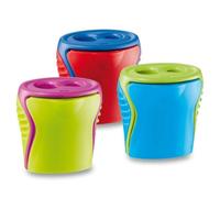 Temperamatite doppio con contenitore MAPED Boogy - assortimento colori