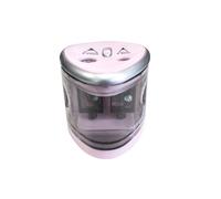 Temperamatite doppio elettrico con contenitore STRIGO Rosa