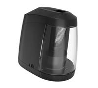 Temperamatite Elettrico Automatico, Rapido e Portatile con Doppio Alimentatore, Grande Serbatoio Rasatura per Aula, Casa e Ufficio