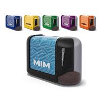 Temperamatite elettrico per bambini e matite colorate, temperamatite automatico a batteria, temperamatite portatile per casa, aula, ufficio, insegnanti, per n. 2 matite, blu