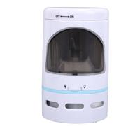 Temperamatite Elettrico Portatile, Aspirapolvere Portatile 2 in 1 2 Modalità di Affilatura, Temperamatite Simpatico Alimentato a Batteria per Bambini Aula Ufficio Casa (WHITE)