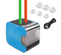 Temperamatite elettrico temperamatite automatico con due fori batteria Sharpener