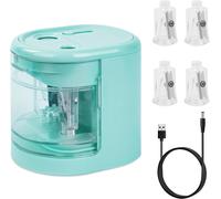 Temperamatite Elettrico, Temperini Alimentazione a Batteria O USB, Con 2 Lame So