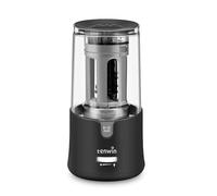 temperamatite elettrico tenwin, compatibile con matite da 6-12 mm e matite colorate, grande capacità con funzione auto-stop, plug-in per artisti, ufficio, classe e uso domestico (nero)