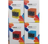 Temperamatite elettrico TINTAUNITA temperino due fori per tutti i tipi di matite e colori, con serbatoio. 4 colori disponibili 1Pz random