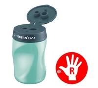 Temperamatite ergonomico STABILO EASYsharpener per destri verde scuro