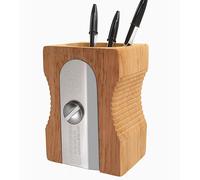 Temperamatite in legno per scrivania. Cm 8 x 12