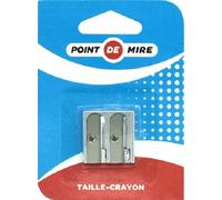 Temperamatite in metallo, 2 usi, cancelleria, forniture scolastiche