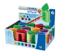 Temperamatite Lyra Groove due-fori: assortiti, esp. da 12 pz.