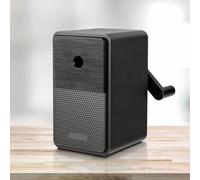 Temperamatite manuale a manovella, con arresto automatico, per matite standard e colorate da 6,9-8 mm, ideale per bambini/studenti in aula, casa, ufficio, progetti artistici (verde, resistente e