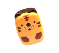 Temperamatite manuale ergonomico con contenitore per trucioli a manovella per matite in legno da 6-8 mm, matite da schizzo, matita per insegnanti