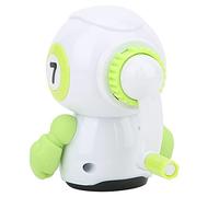 Temperamatite Manuale Forma Robot Verde Cancelleria in Plastica ABS Materiale Scolastico Temperamatite per Bambini Temperamatite Elettrico Manuale Anime Mano Divertente Piccola