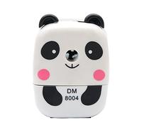 Temperamatite manuale, per bambini, a manovella manuale, per ufficio, classe, motivo con panda
